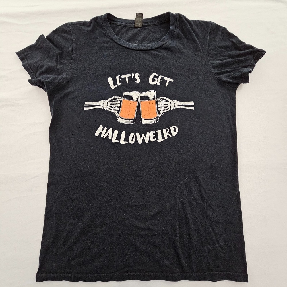 Lets Get Halloweird Bar Crawl Black‎ Short Sleeve Halloween T-Shirt Men's S